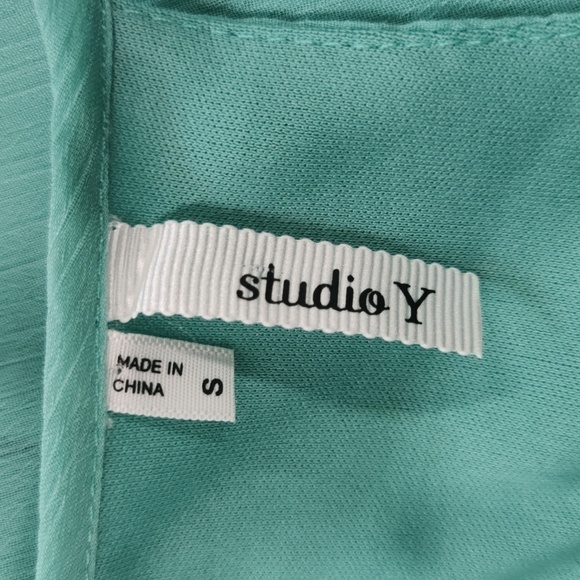 STUDIO Y Embellished Strappy Razor Back Dress Top, Size Small - Picture 5 of 8